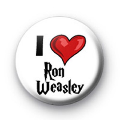 I Love Ron Weasley Badge medium