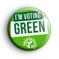 Im Voting Green Party UK Election Badge
