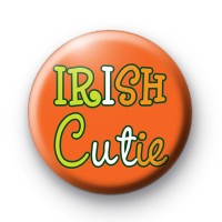 Orange Irish Cutie Button Badges