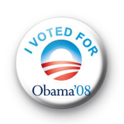 I voted for Obama 08 badges