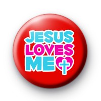 Jesus Loves Me Religious Badge