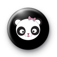 Kawaii Panda Bear Badge