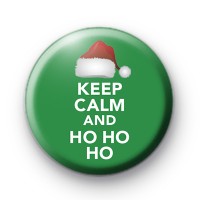 Keep Calm and Ho Ho Ho Badge