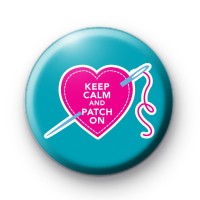 Keep Calm And Patch On Badge thumbnail