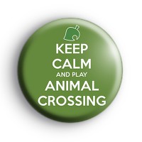 Keep Calm and Play Animal Crossing Badge