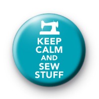 Keep Calm and Sew Stuff Badge