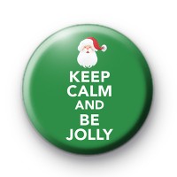Keep Calm and Be Jolly Badge