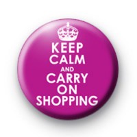 Keep Calm and Carry on Shopping Badges