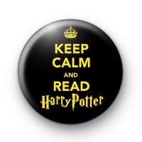 Keep Calm and Read Harry Potter badge