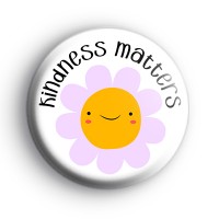 Kindness Matters Flower Badge thumbnail