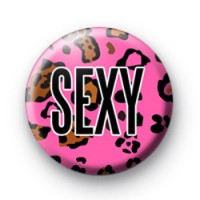 Leopard Print Sexy Badge