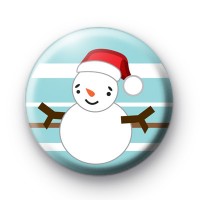 Lets Make Snowmen Button Badge thumbnail