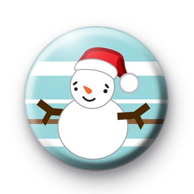 Lets Make Snowmen Button Badge