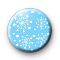 Light Blue Snowflake Burst Badge