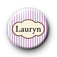 Lilac Hen Party Name Badge