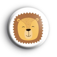 Lions Head Big Cat Button Badge thumbnail