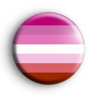 Lipstick Lesbian Pride Flag Badge