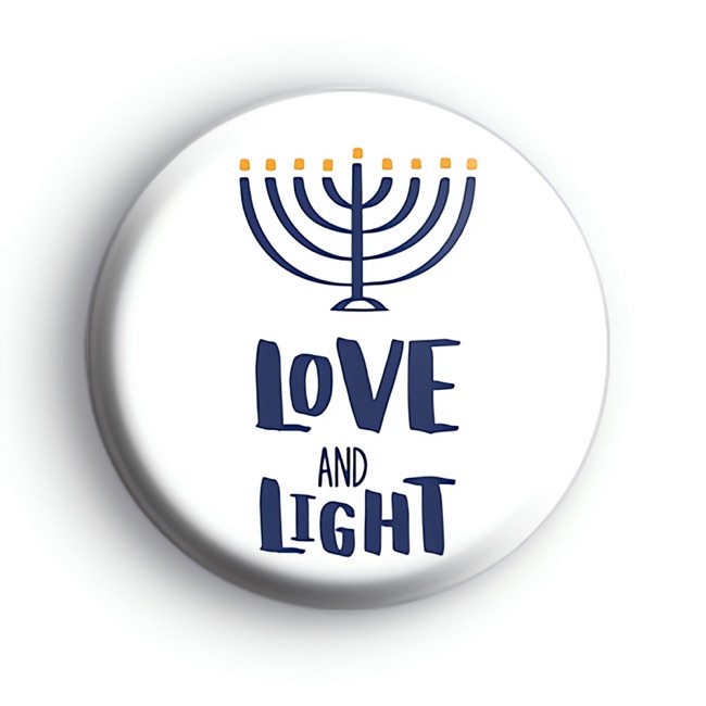 Love and Light Hanukkah Badge