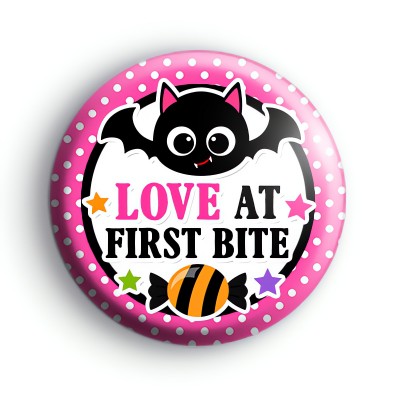 Love At First Bite Bat Badge medium