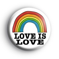 Love is Love Rainbow Badge