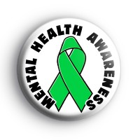 Mental Health Awareness Ribbon Badge