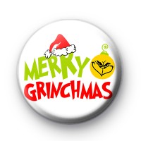 Merry Grinchmas Button Badge
