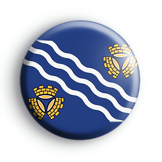 Merseyside County Flag Badge