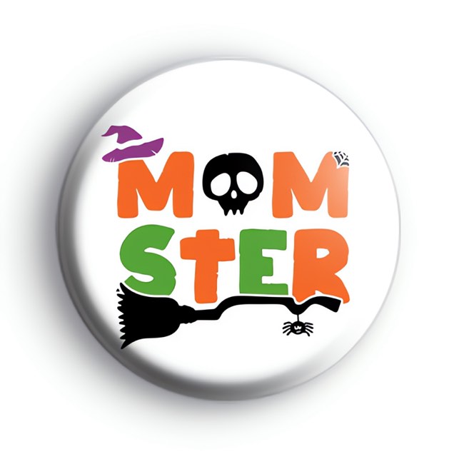 Momster Monster Halloween Badge