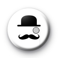 Englishman Movember Pin Badge