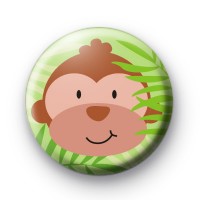 Monkey Madness Button Badge