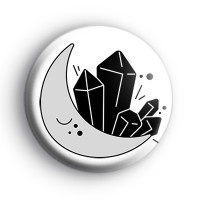 Celestial Moon and Crystals Badge