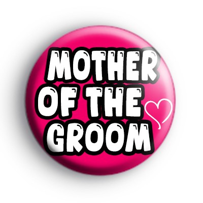 Bright Pink Mother Of The Groom Badges medium