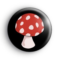Magic Mushroom Toadstool Badge