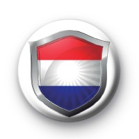 The Netherlands Crest Flag Badge thumbnail