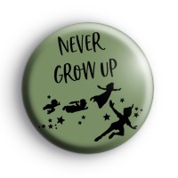 Peter Pan Never Grow Up Badge thumbnail