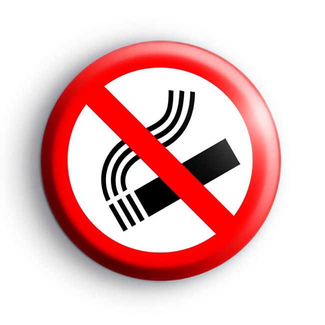 No Smoking Badge