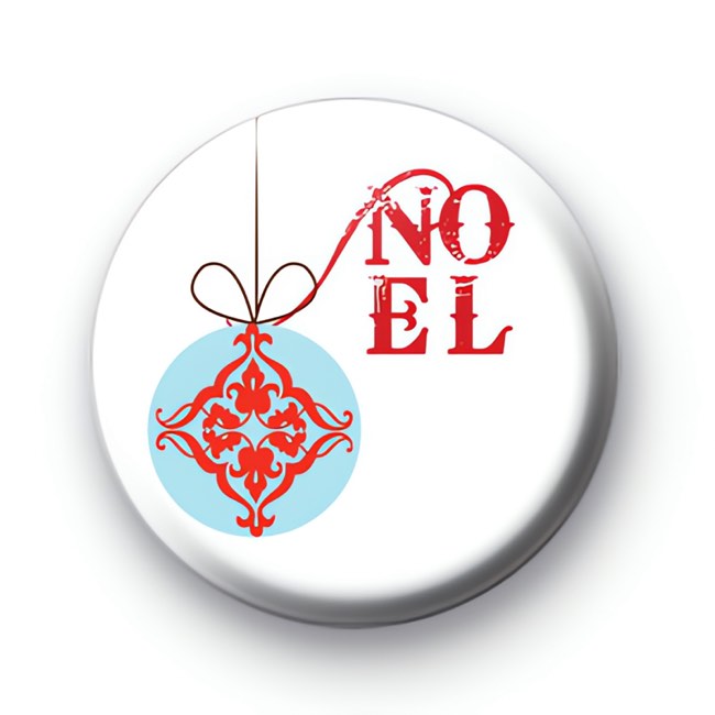 Noel Christmas Bauble Badges