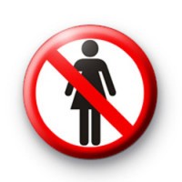 No Girls Allowed Badge