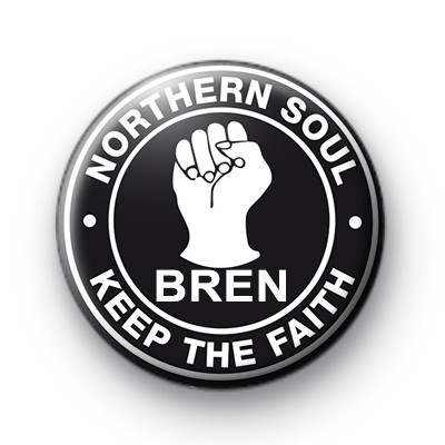 Northern Soul Custom Name Badge