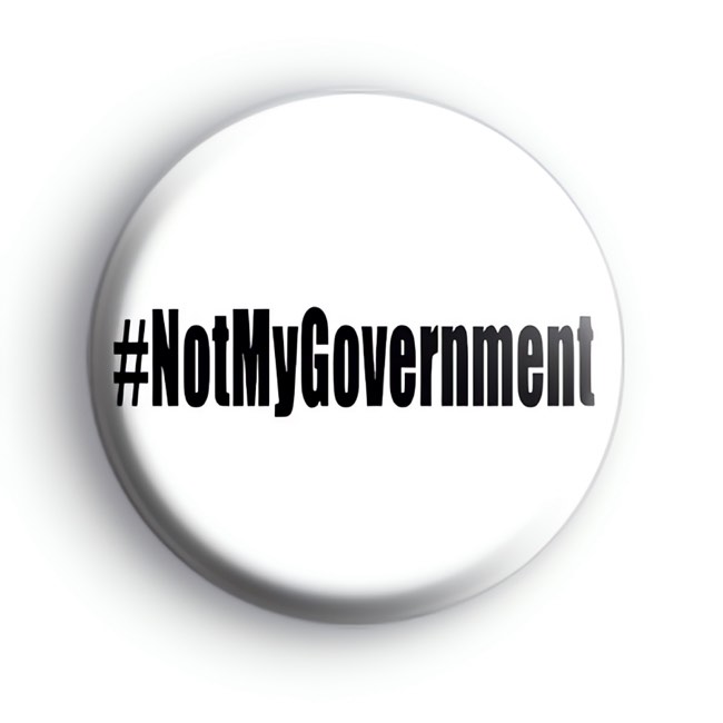 Not My Government Badge