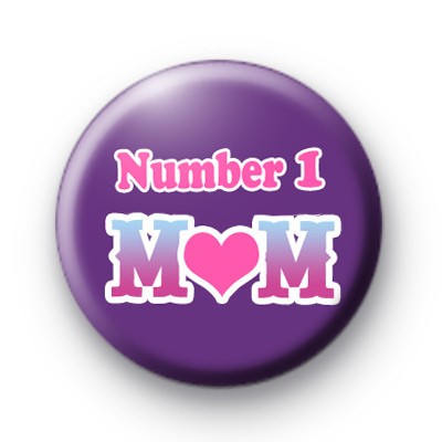 Number 1 Mum Mothers Day Badge