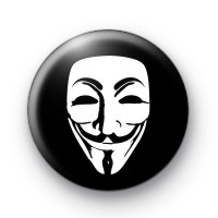 We Are Anonymous Occupy Pinback Badge