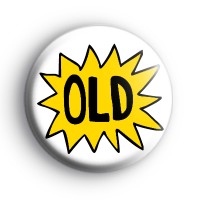 Old Birthday Badge