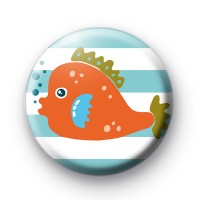 Cute Orange Fish Badges