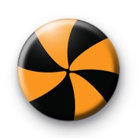 Orange and Black Halloween Button Badges