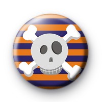 Orange and Purple Skull Badges
