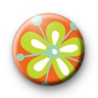 Orange Flower Badge thumbnail