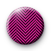 Bright Pink and Black Pattern Badge