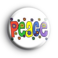 Hippie Peace badges