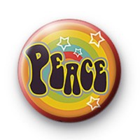 Hippie Peace 1960 badge